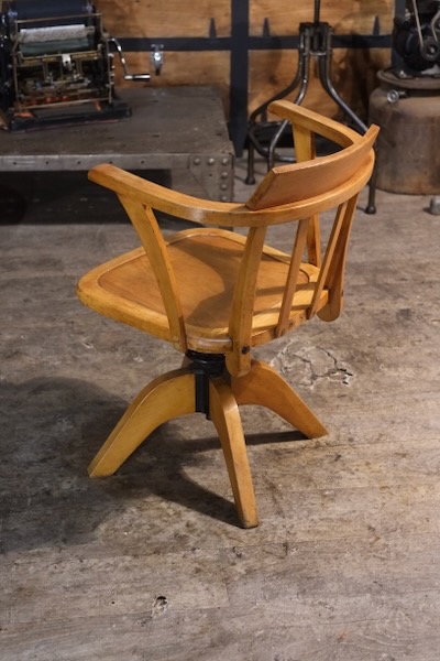 fauteuil de bureau stella vintage 1950